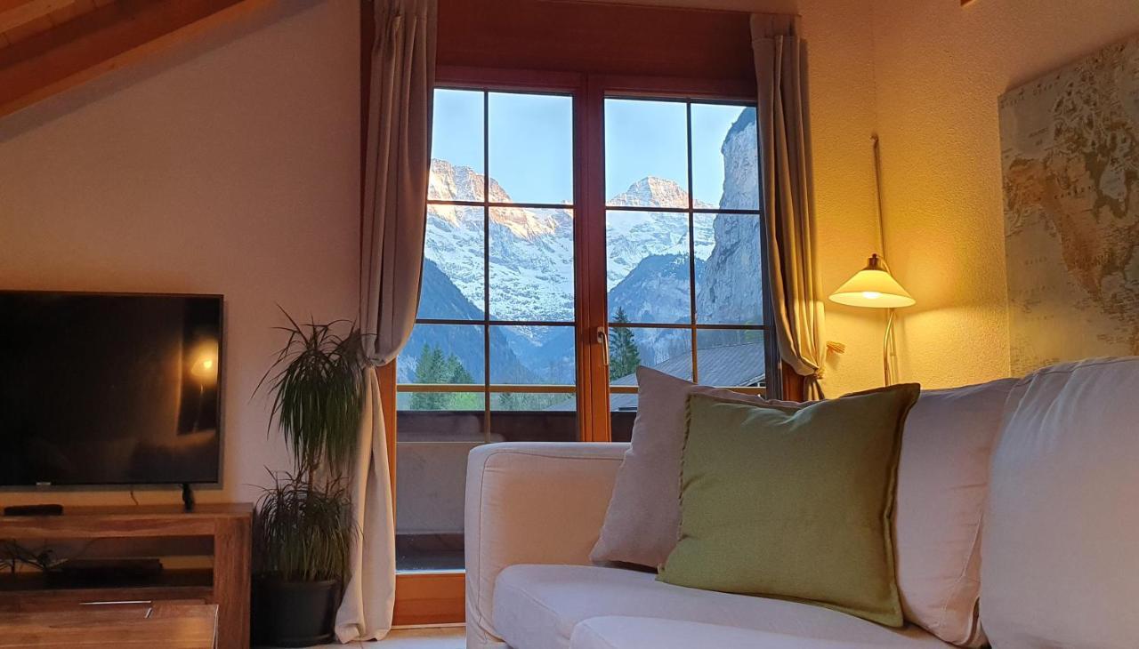 Apartment Honegg Lauterbrunnen Eksteriør billede